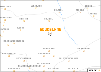 map of Souk el Had