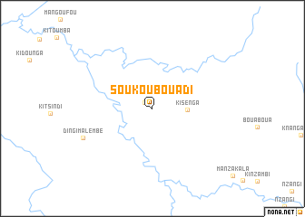 map of Soukou-Bouadi