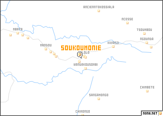map of Soukoumonié