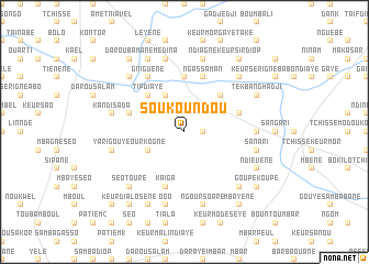 map of Soukoundou