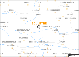 map of Soulatgé