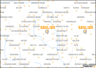 map of Soúlion