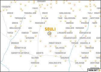 map of Souli