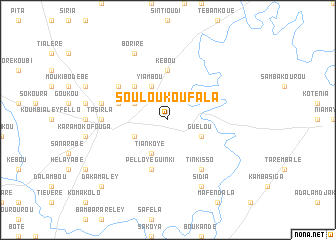 map of Souloukoufala