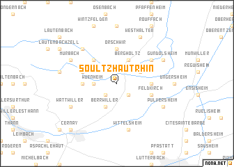 map of Soultz-Haut-Rhin