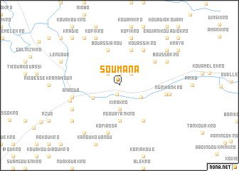 map of Soumana
