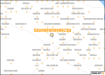 map of Soumarana Maazou