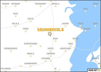 map of Soum Markala