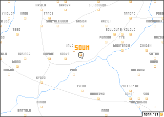 map of Soum