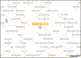 map of Sounaleix