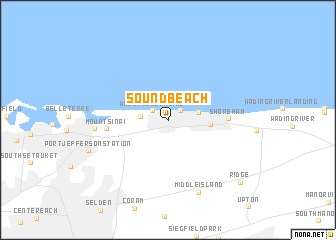 map of Sound Beach