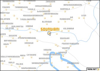 map of Soundiani