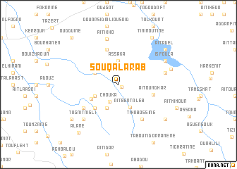 map of Souq al Arab