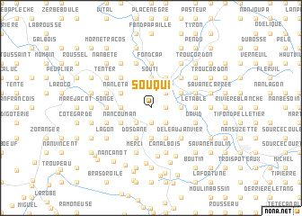 map of Souqui