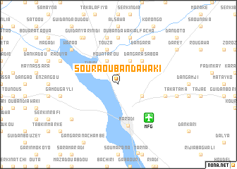 map of Soura Oubandawaki