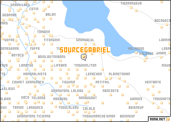 map of Source Gabriel