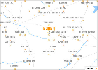 map of Sousa