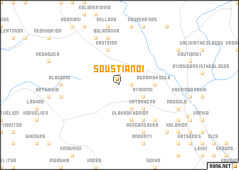 map of Soustiánoi