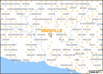 map of Sous Villa