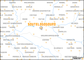 map of Soutelo do Douro