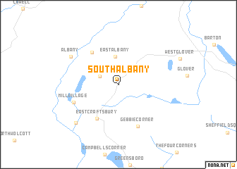 map of South Albany
