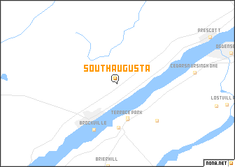 map of South Augusta