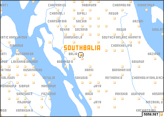 map of South Bālia