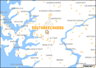 map of South Beechwood