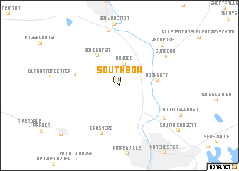 map of South Bow