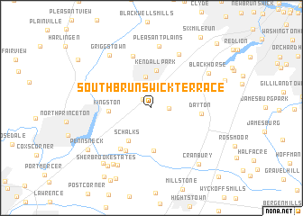 map of South Brunswick Terrace