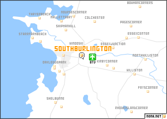 map of South Burlington