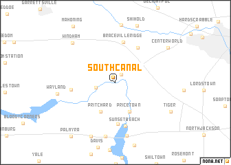 map of South Canal