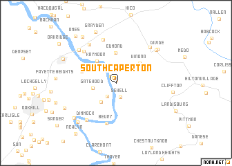 map of South Caperton