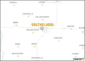 map of South Elwood