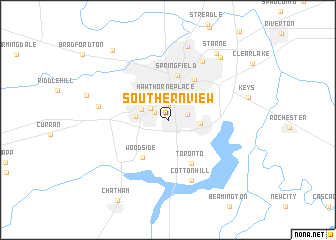 map of Southern View