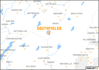 map of Southfields