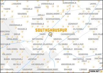 map of South Ghauspur