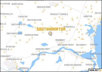 map of South Hampton