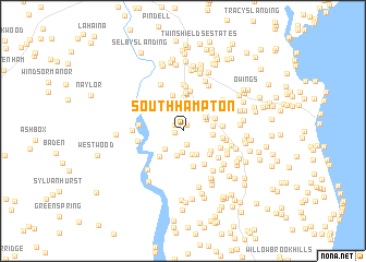 map of South Hampton