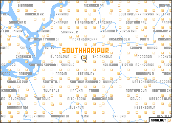 map of South Haripur