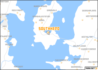 map of South Hero