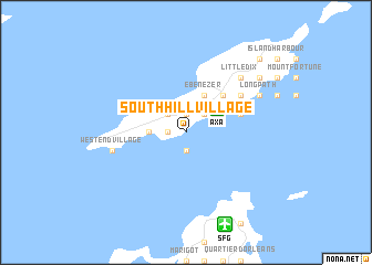 map of South Hill Village
