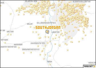 map of South Jordan