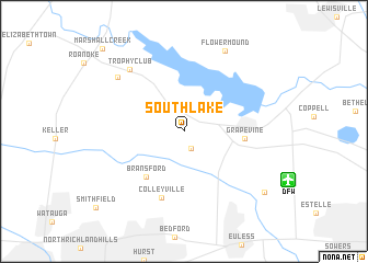 map of Southlake