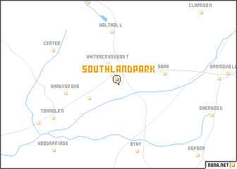 map of Southland Park