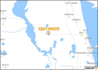 map of Southmere