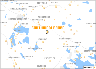 map of South Middleboro