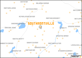 map of South Montville
