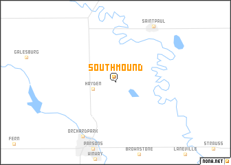 map of South Mound