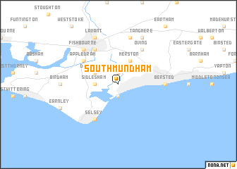 map of South Mundham